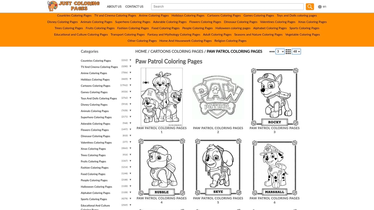 Top 7 Nick Jr Coloring Pages Kids Will Love in 2026 - Paw Patrol Team Rescue Coloring Page