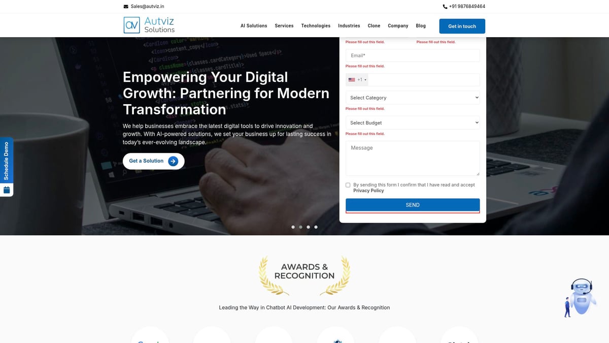 7 Leading AI App Development Company Picks for 2026 - Autviz Solutions