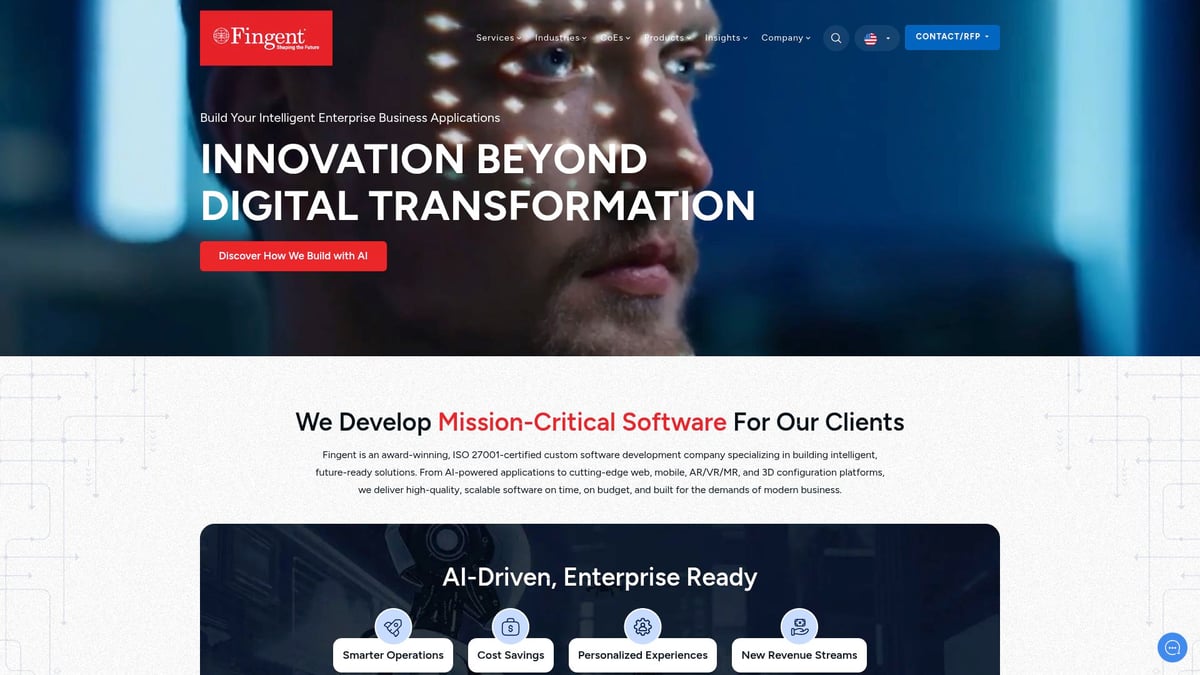 7 Leading AI App Development Company Picks for 2026 - Fingent
