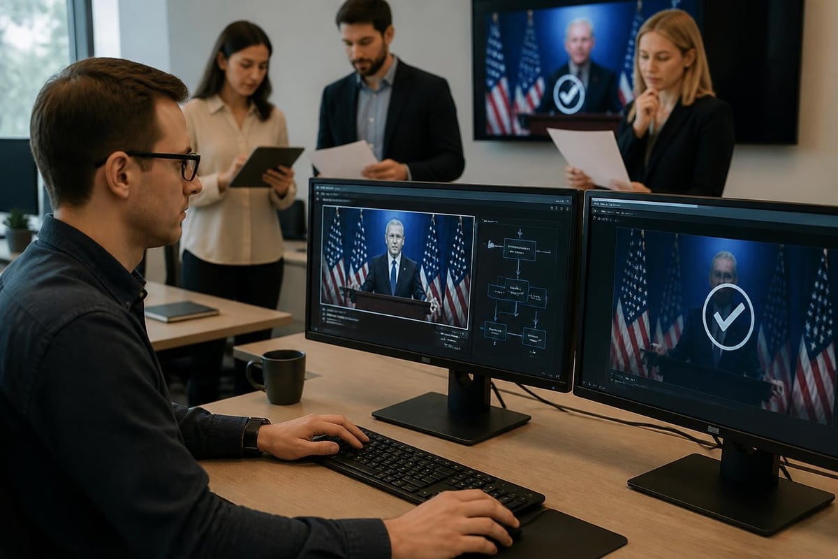 Deepfake detection workflow