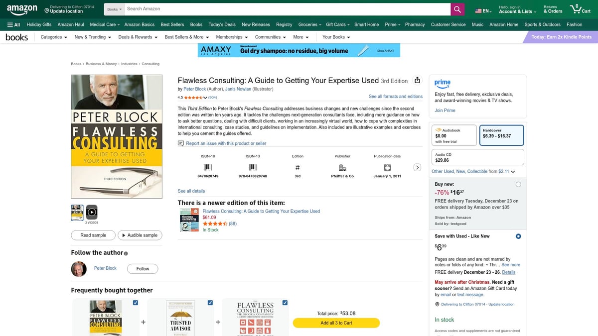 Top 7 Consulting Book Picks to Elevate Your Career in 2026 - Flawless Consulting: A Guide to Getting Your Expertise Used