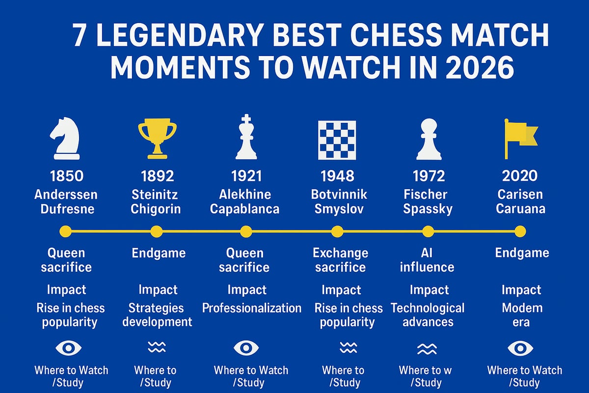 7 Legendary Best Chess Match Moments to Watch in 2026