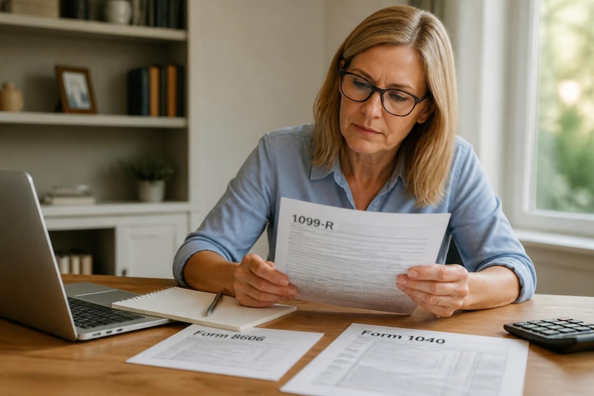 Roth IRA tax form workflow
