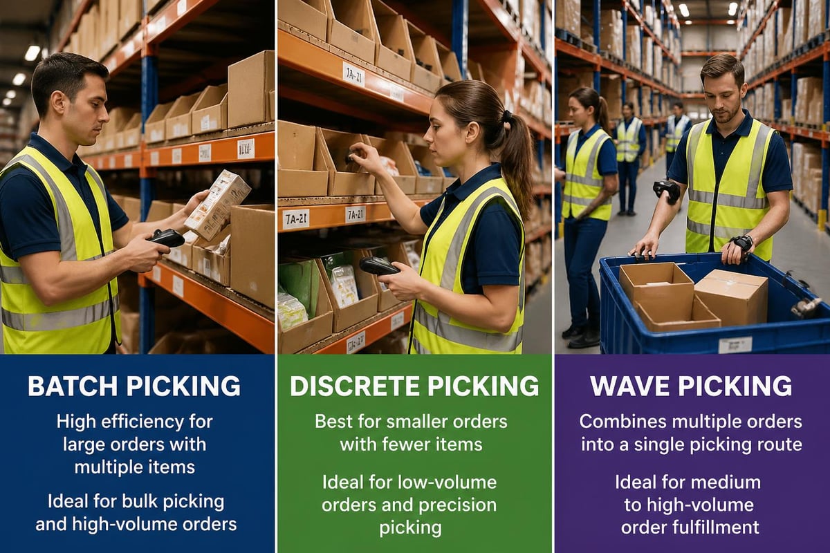 Order picking strategies comparison