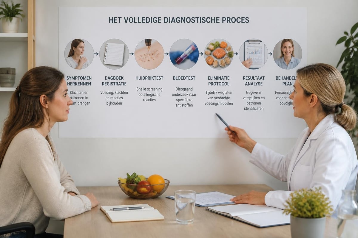 Diagnostisch traject van allergietest