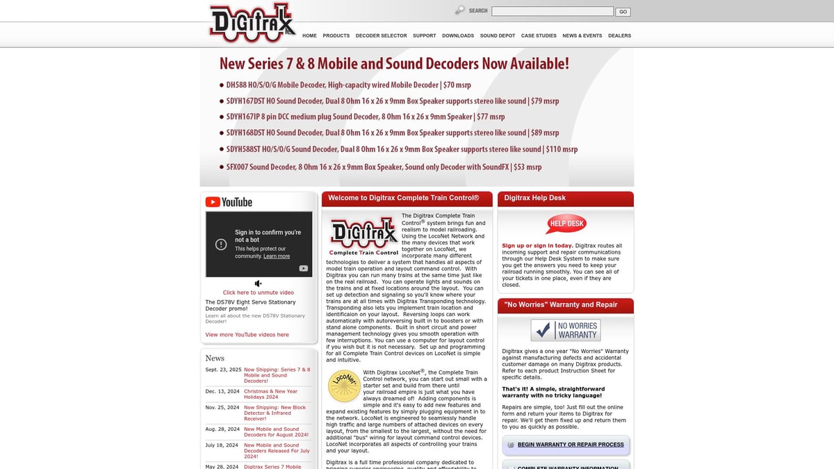 7 Must-Try Train Hobby Shop Finds for Enthusiasts in 2025 - Digitrax Zephyr Express DCC Starter System