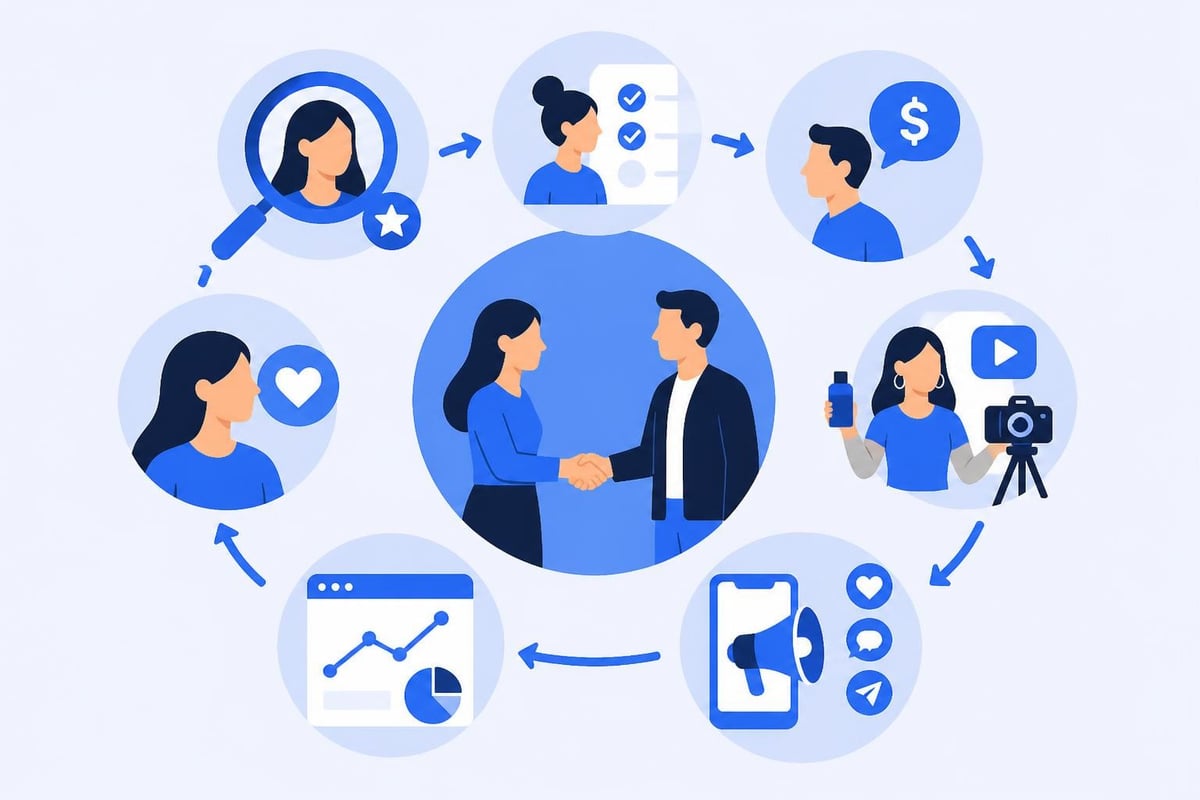 Influencer marketing campaign structure