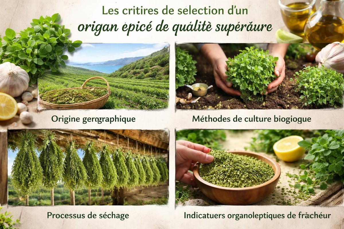 Sélection qualitative de l'origan