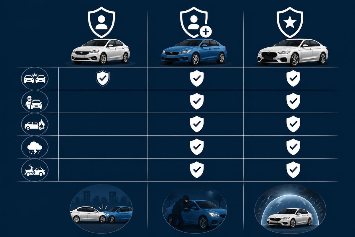 Niveles de cobertura de seguros de moto