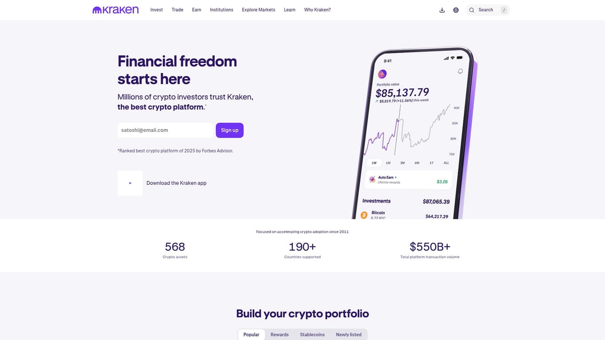 7x Beste Crypto Exchange Nederland: Vergelijking 2025 - Kraken