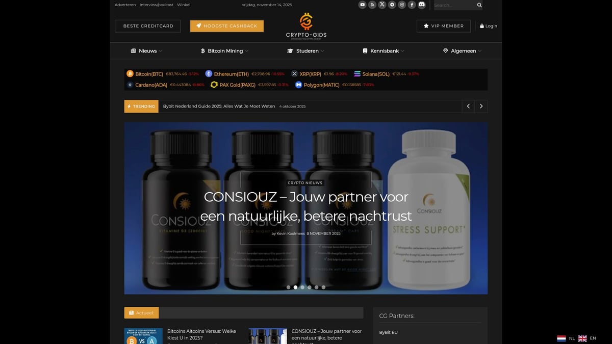 7x Beste Crypto Exchange Nederland: Vergelijking 2025 - Crypto-Gids.nl: De Nederlandse Crypto Gids voor Educatie & Inzichten