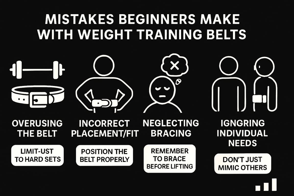 The Most Common Mistakes Beginners Make with Weight Training Belts