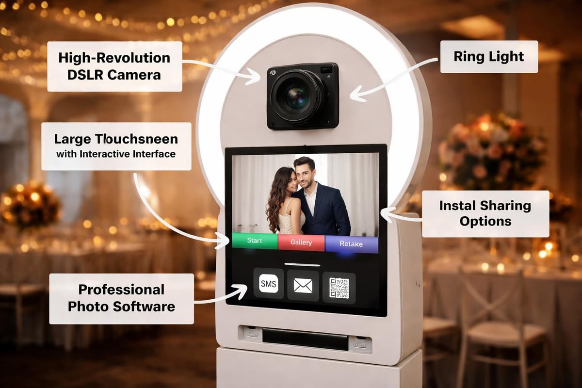 Selfie booth technology components