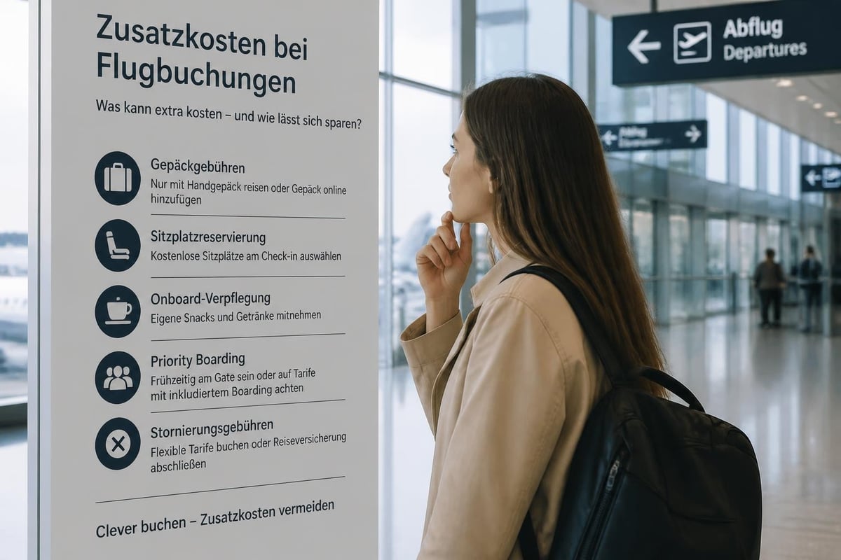 Versteckte Flugkosten