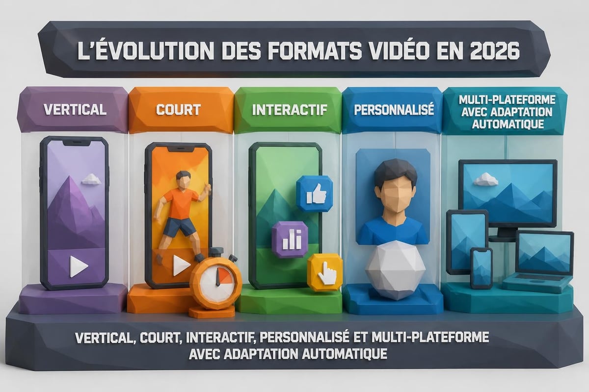 Formats vidéo 2026