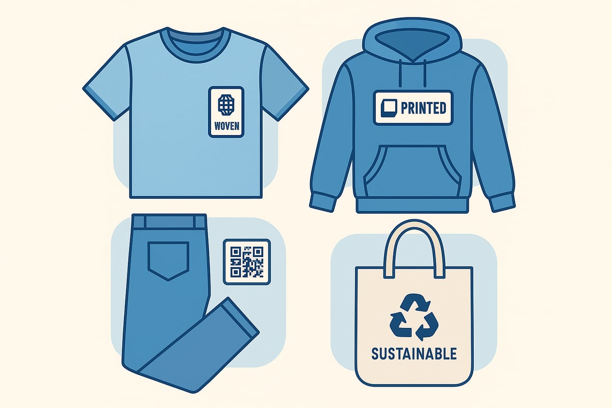 Waarom zijn etiketten voor op kleding belangrijk?