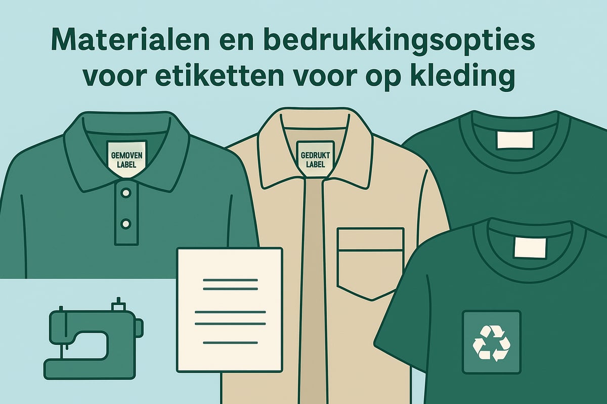 Materialen en bedrukkingsopties voor etiketten