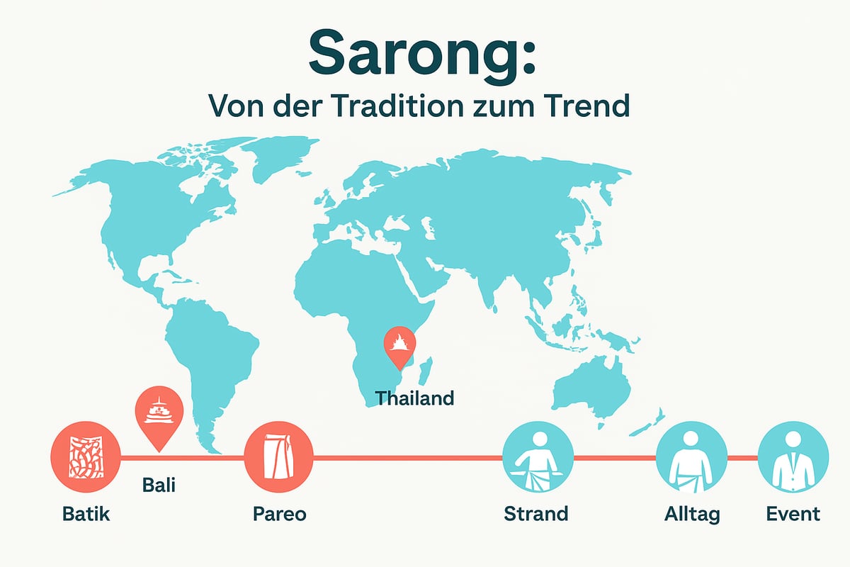 Was ist ein Sarong? Herkunft, Bedeutung und Wandel