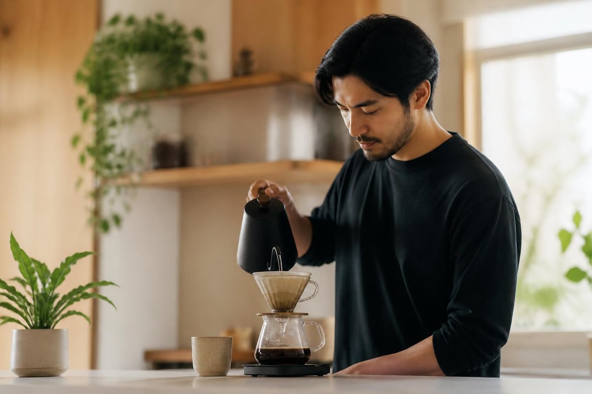 Pour over morning ritual