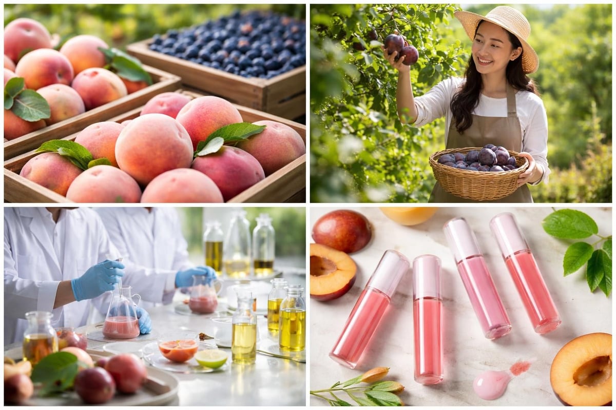 Vegan lip oil ingredients