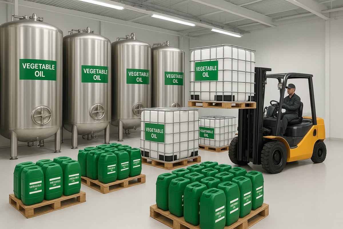 Logistiek en Opslag van Plantaardige Oliën