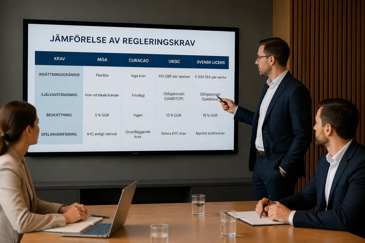 Licensjämförelse mellan jurisdiktioner