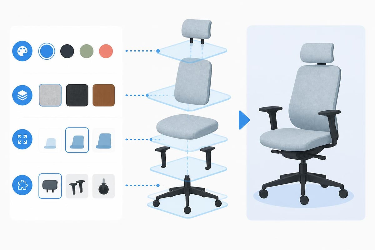 Product configurator layering system