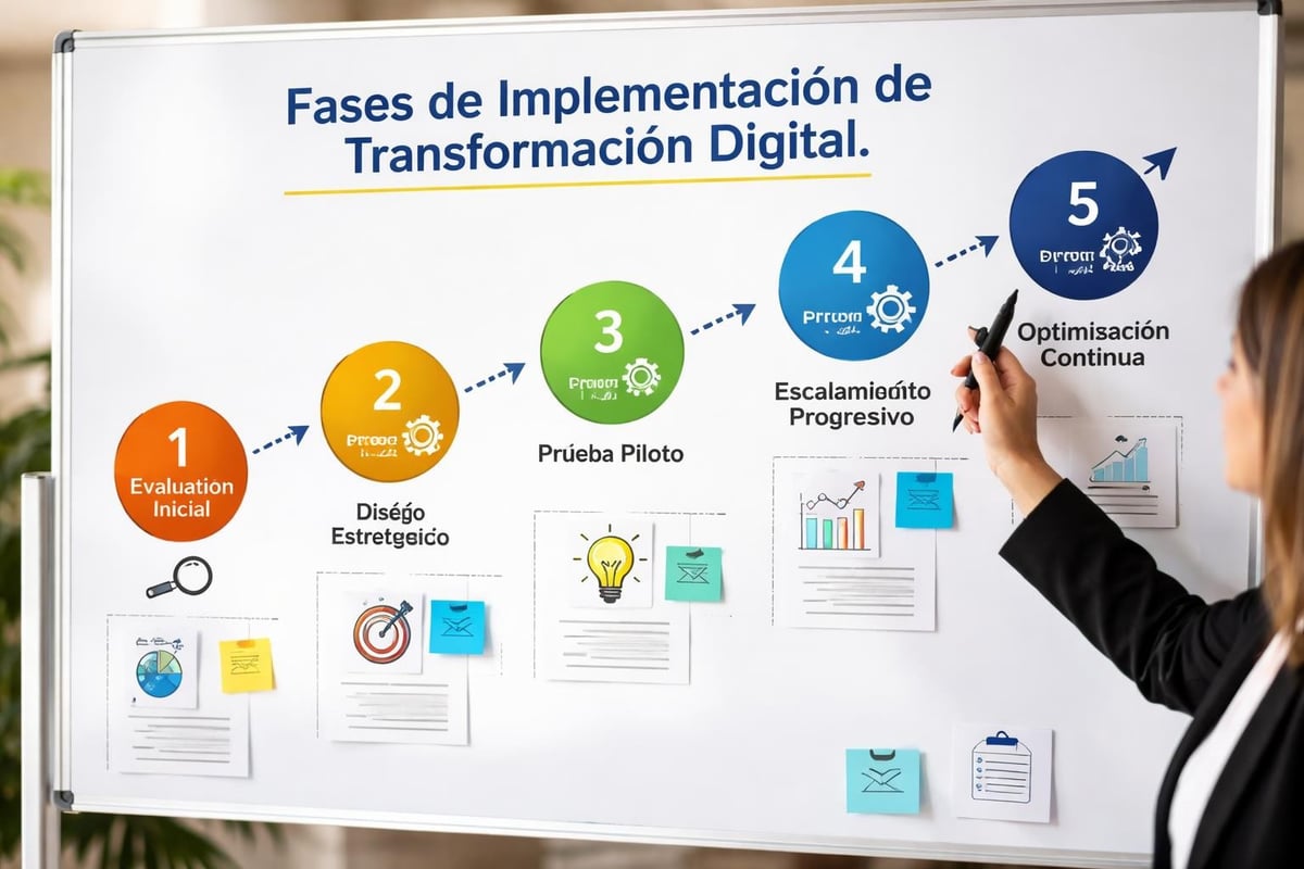 Fases de implementación digital