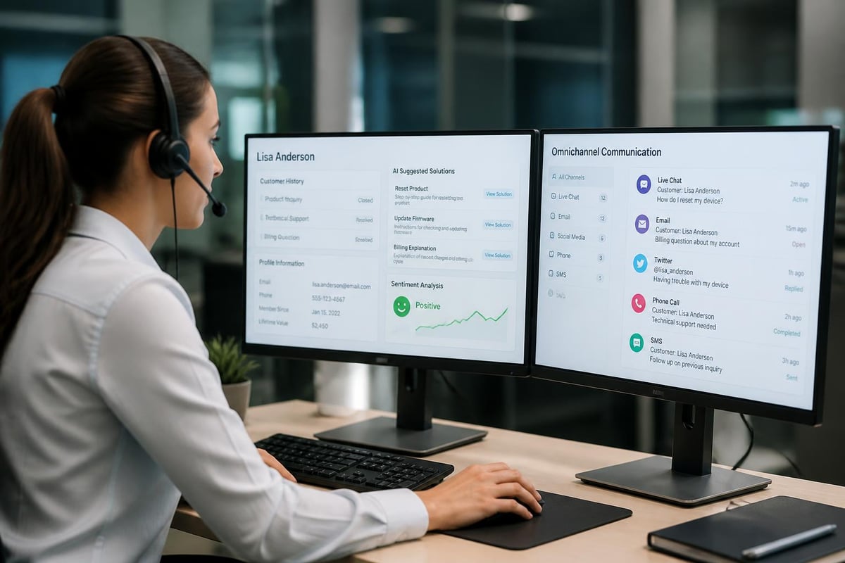 Technology-enabled agent workspace