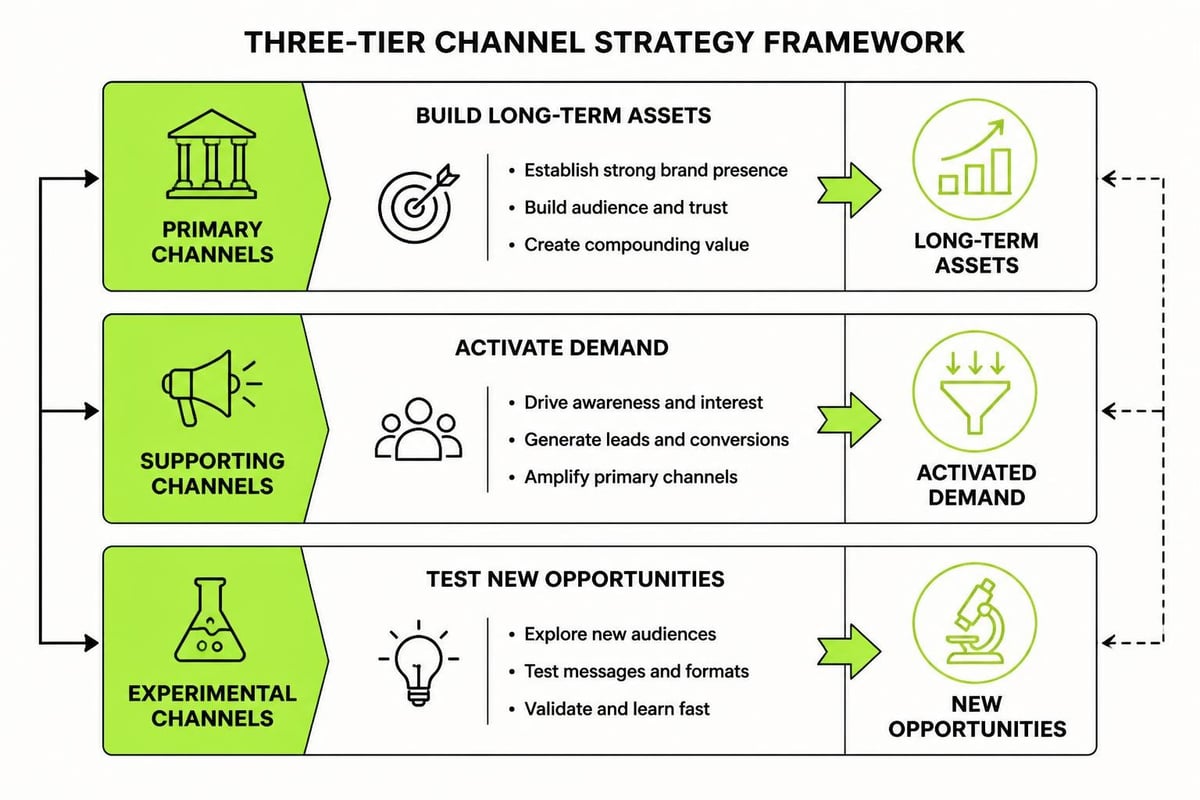 Digital marketing channel hierarchy