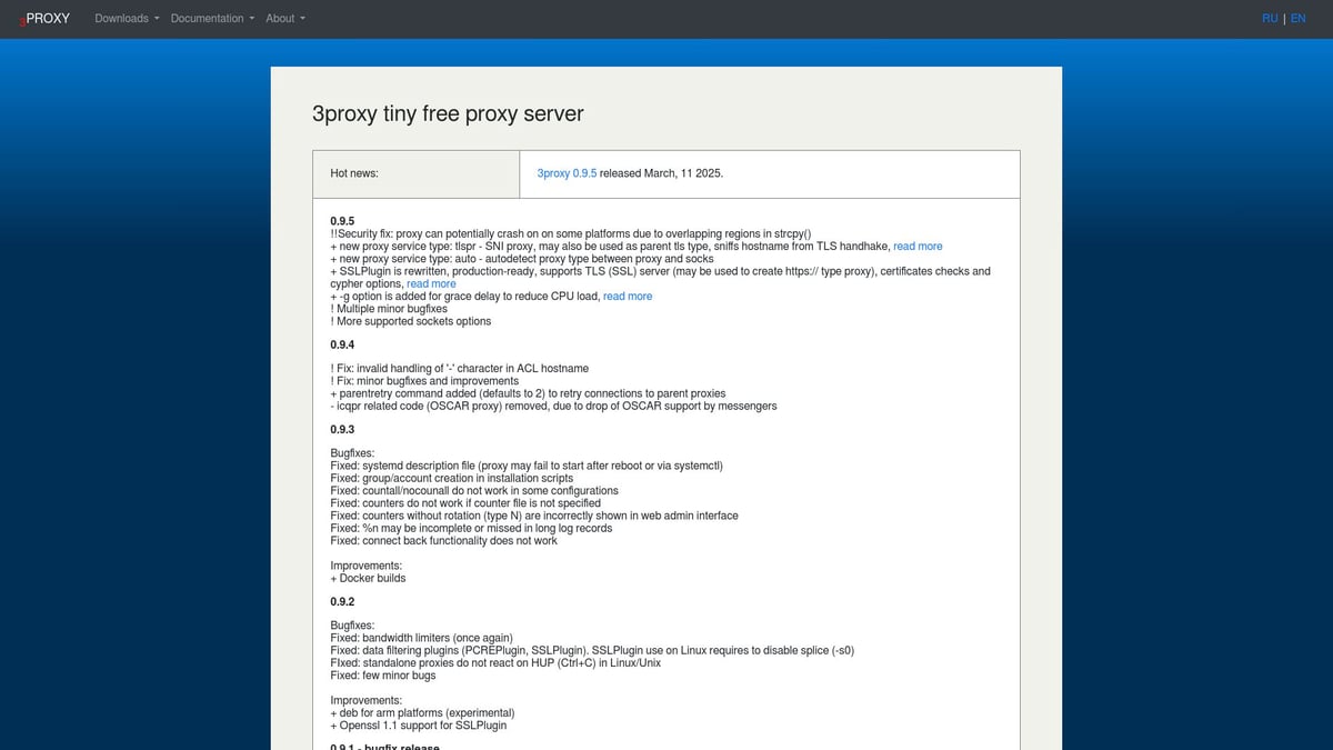 7 Essential Proxy Server Software Picks for 2025 - 3proxy
