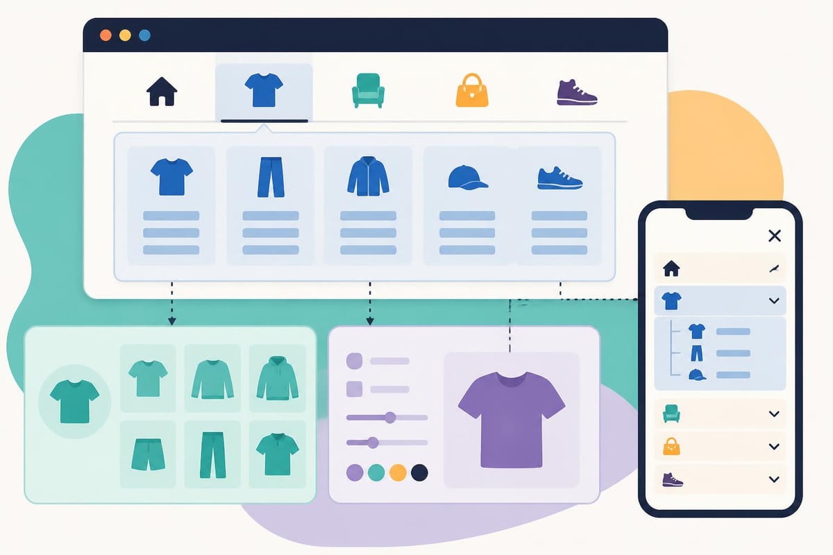 Shopify navigation architecture