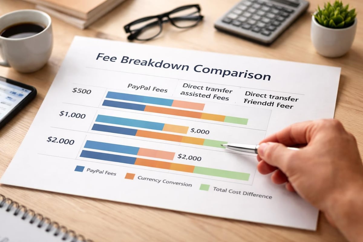 Mobile money fee comparison
