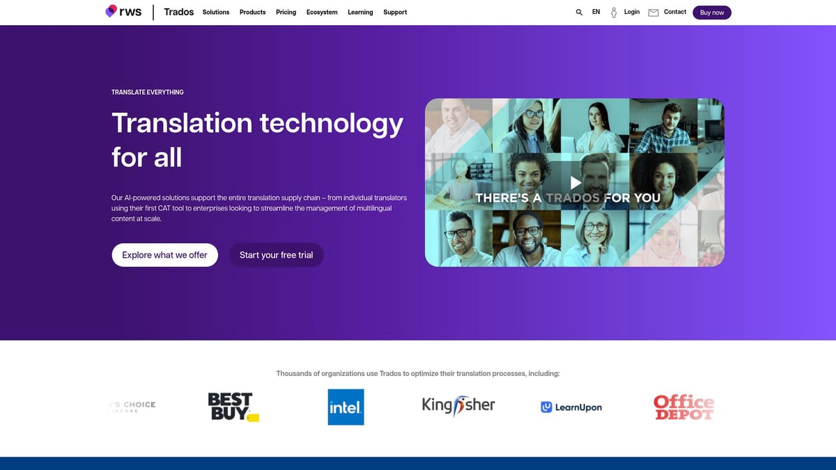 7 Essential Translator Type Options for 2025 - SDL Trados Studio