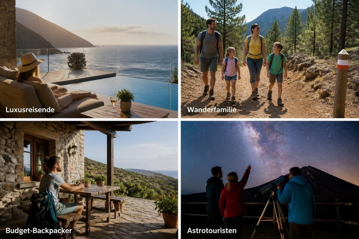La Palma Reisetypen