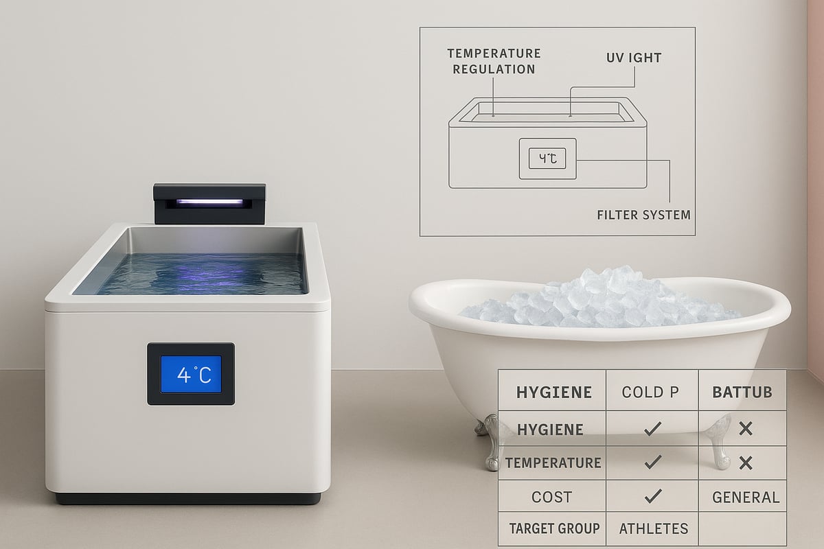 Cold Plunge vs. Ice Bath: The most important differences