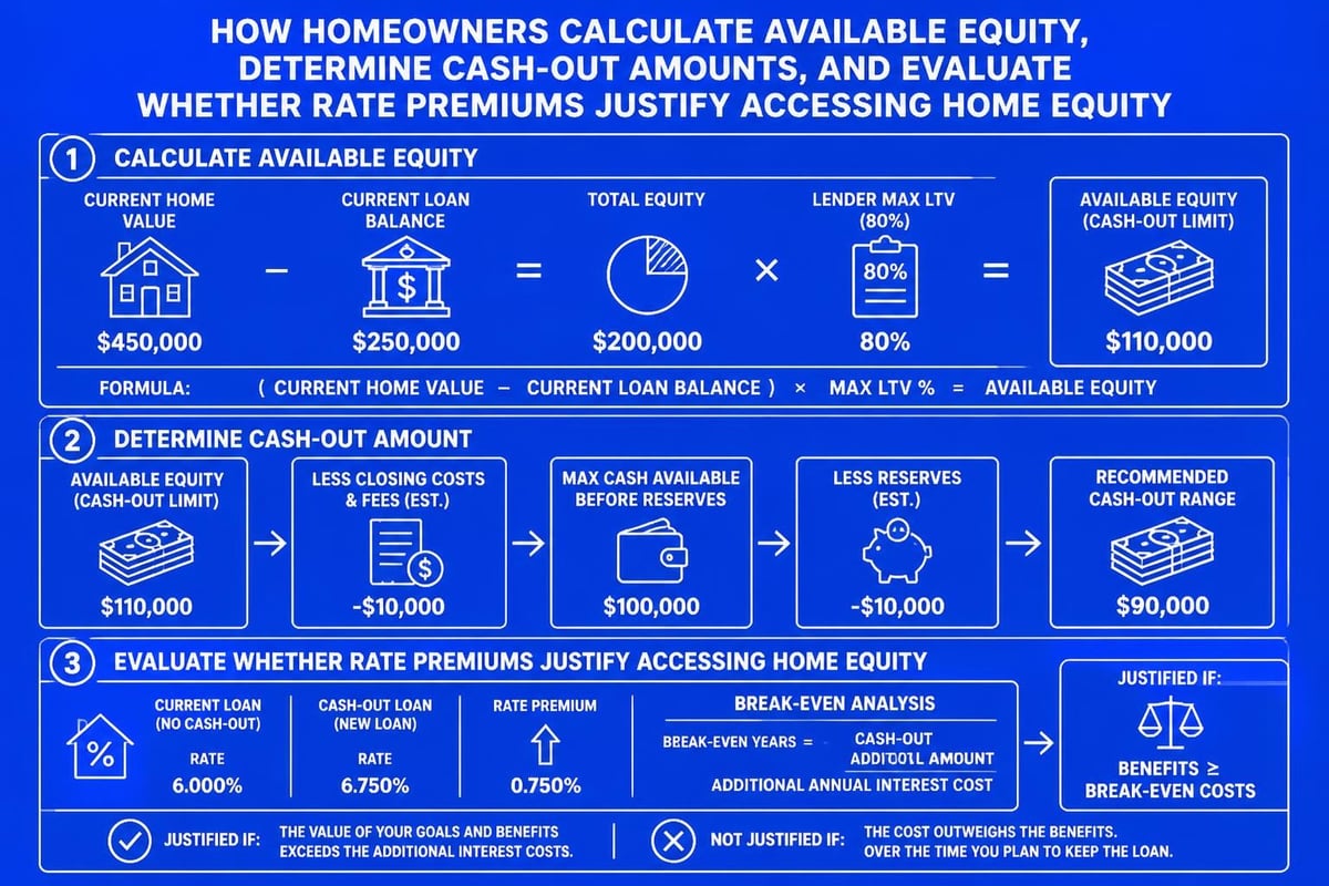 Cash-out refinance process