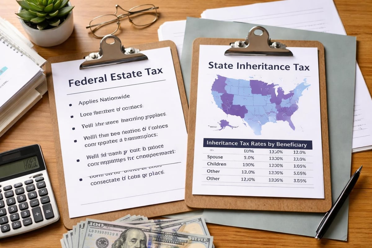 Federal estate tax vs state inheritance tax