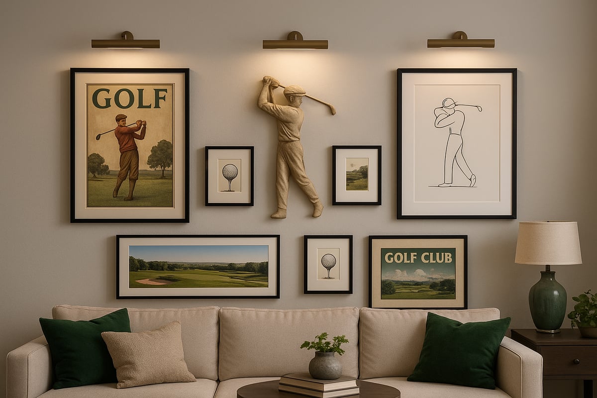 Tips for Displaying and Styling Golf Art