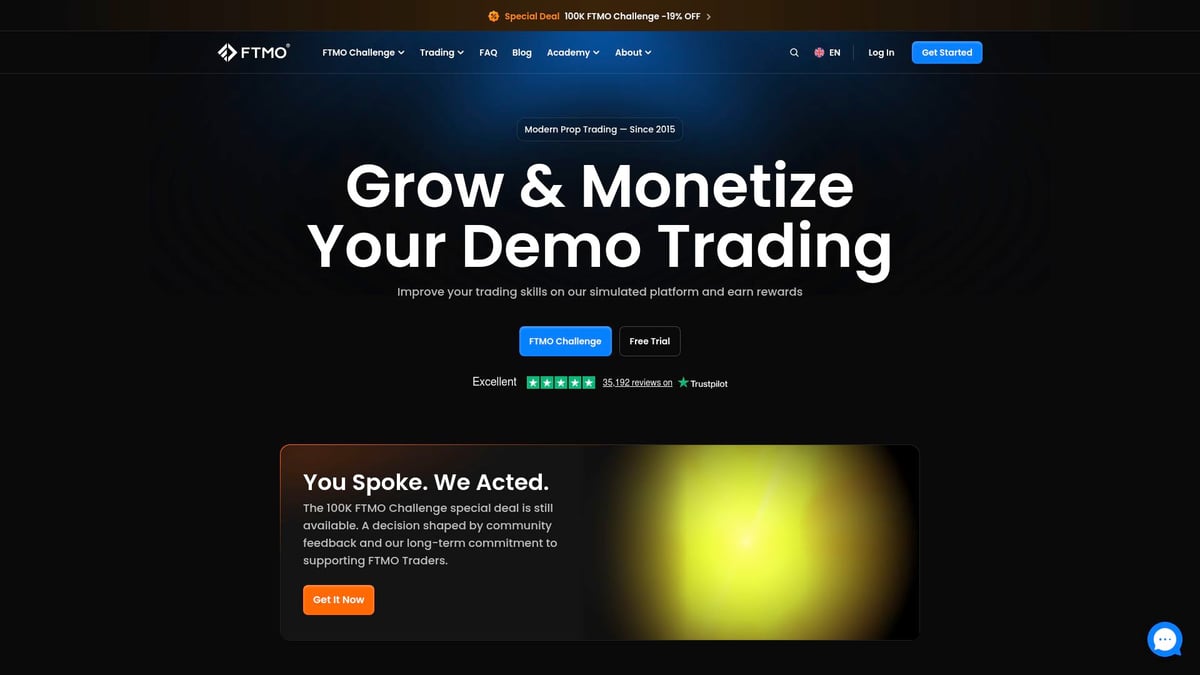 7 Best Prop Firm Challenge Free Options for Traders in 2026 - FTMO Free Trial