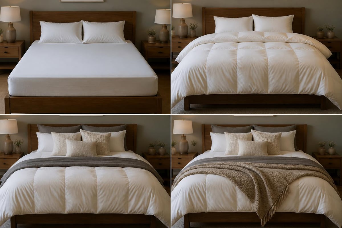 Winter bedding layering system