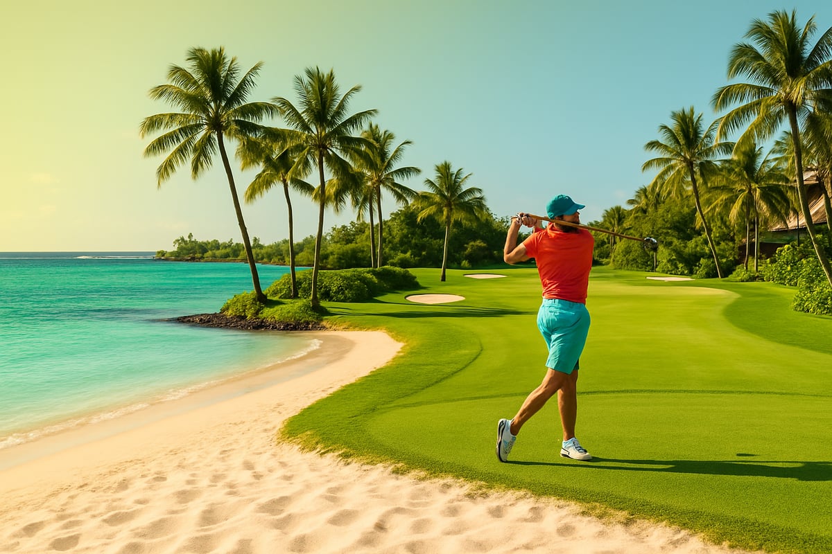 Därför är Mauritius ett unikt golfresmål