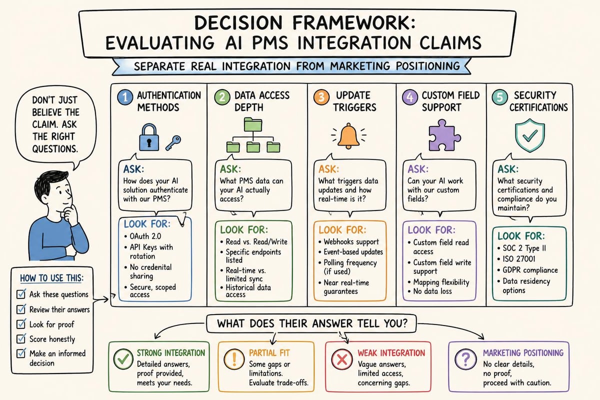 PMS integration capability assessment