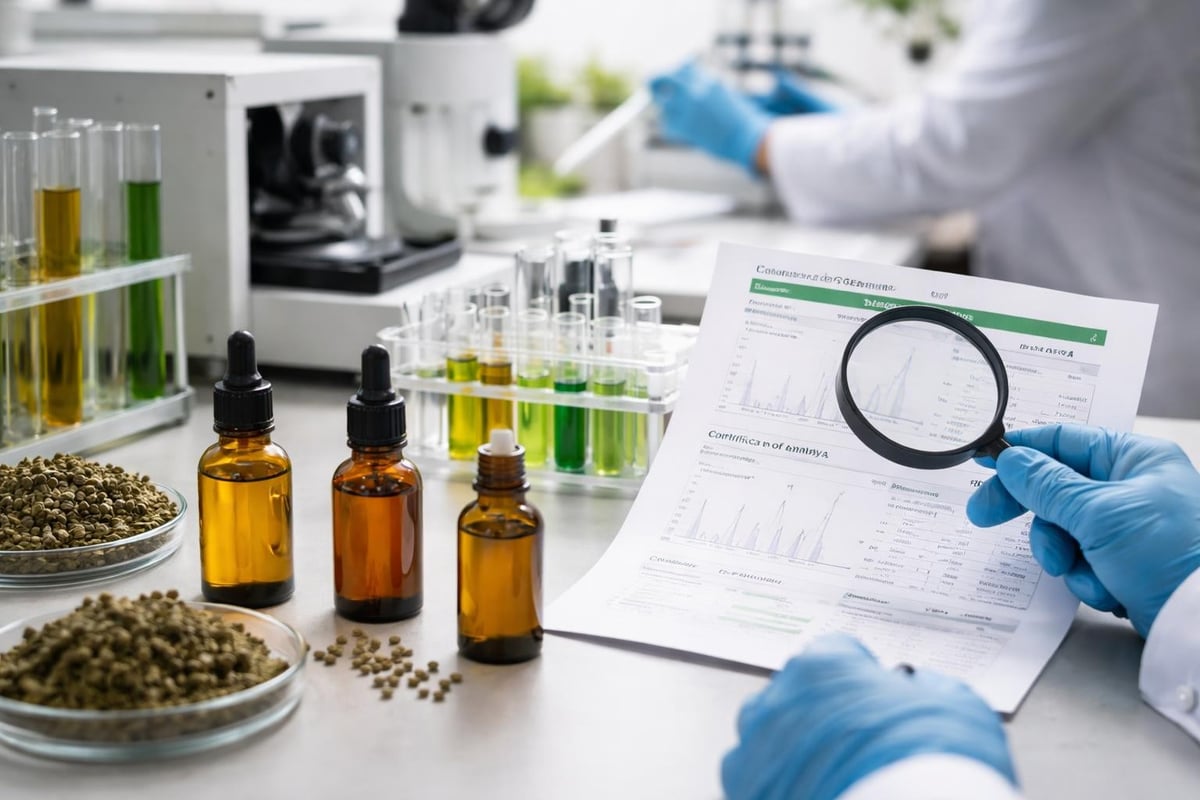 Third-party lab testing process