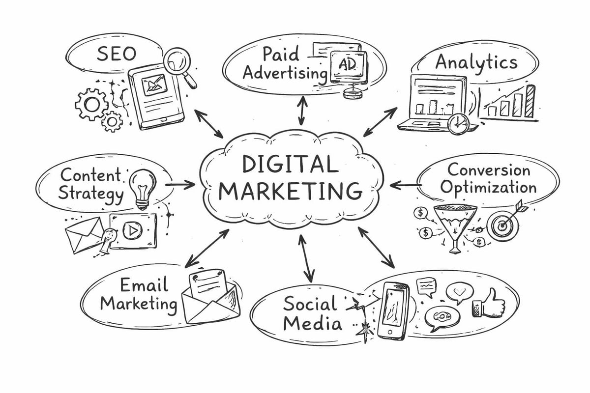 Digital marketing expertise areas