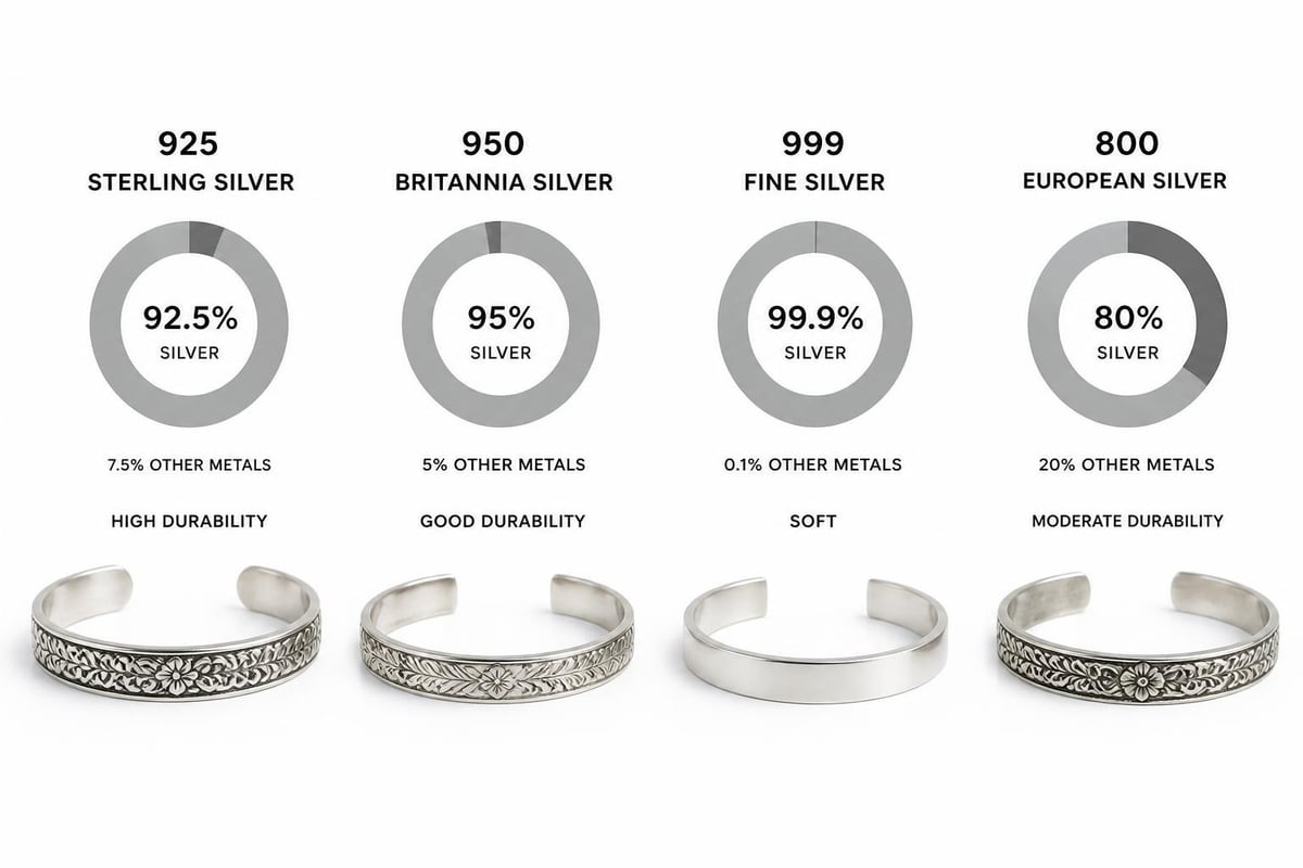Sterling silver purity standards