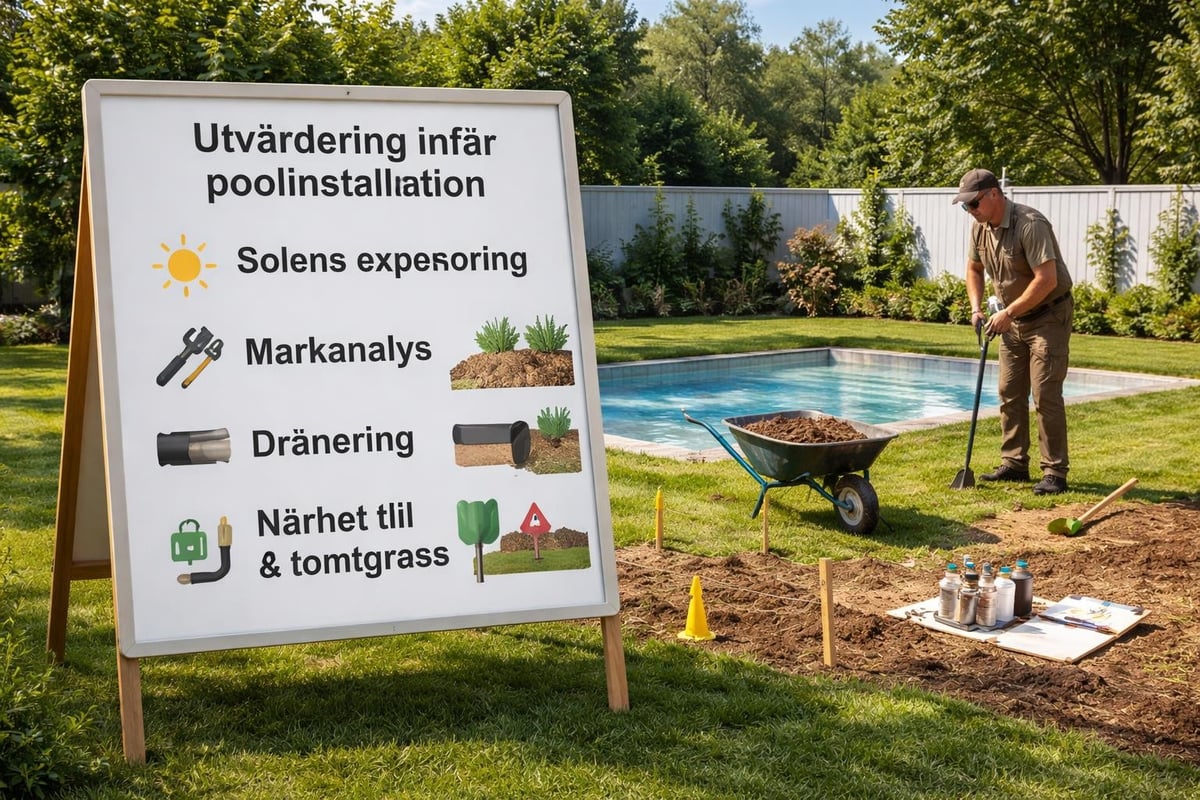 Platsanalys för pool