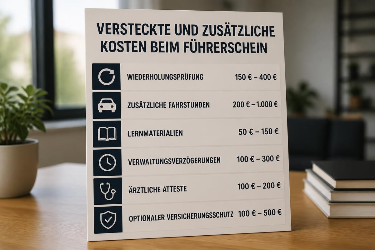 Versteckte Kosten Führerschein