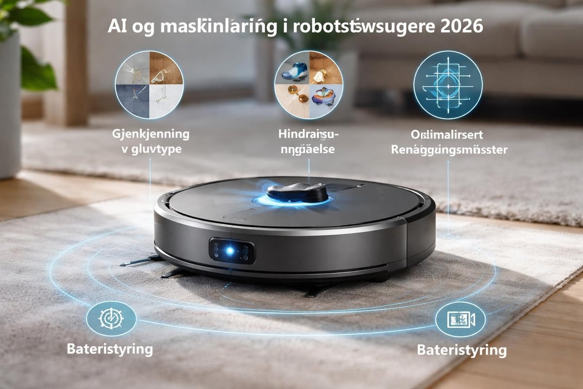 AI-funksjonalitet robotstøvsugere