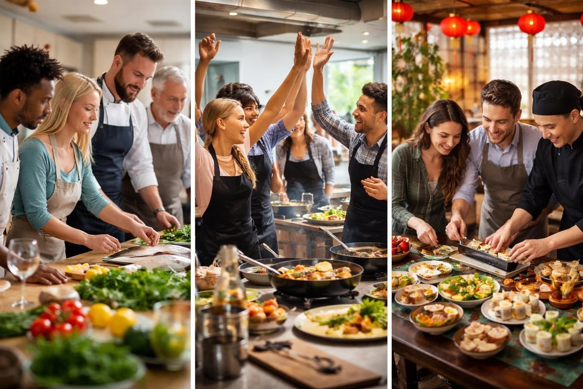 Cooking event formats